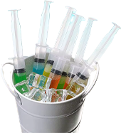 Chupitos de jeringuilla